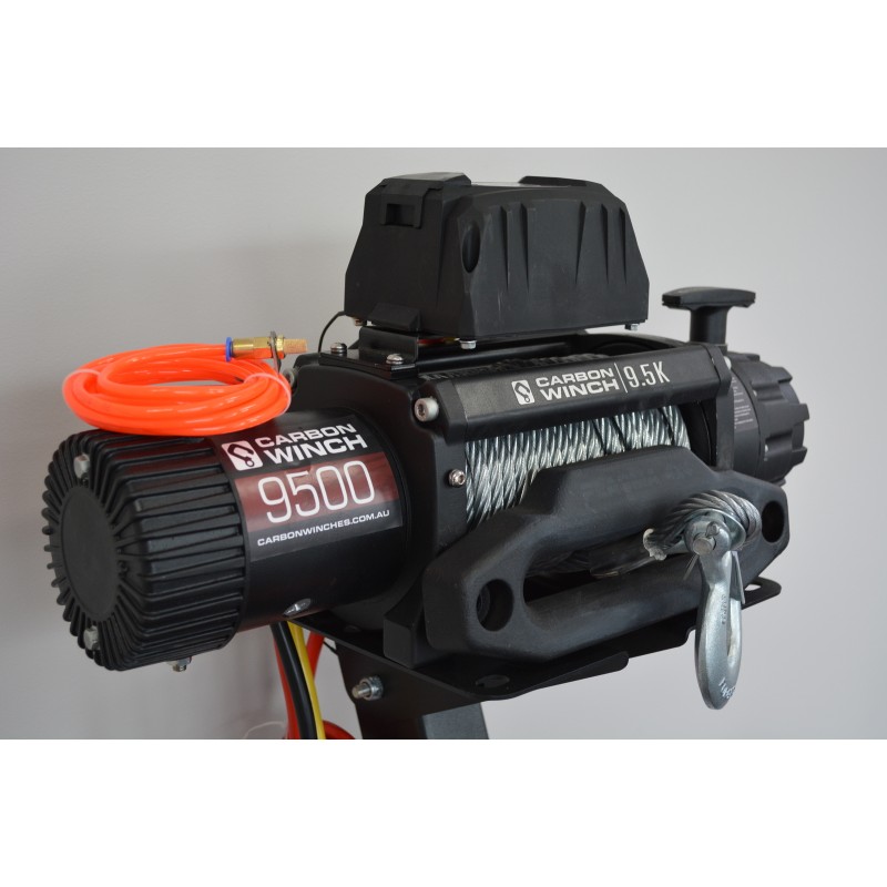 Carbon 12K 12000lb Electric winch with steel cable - CW-12K-S