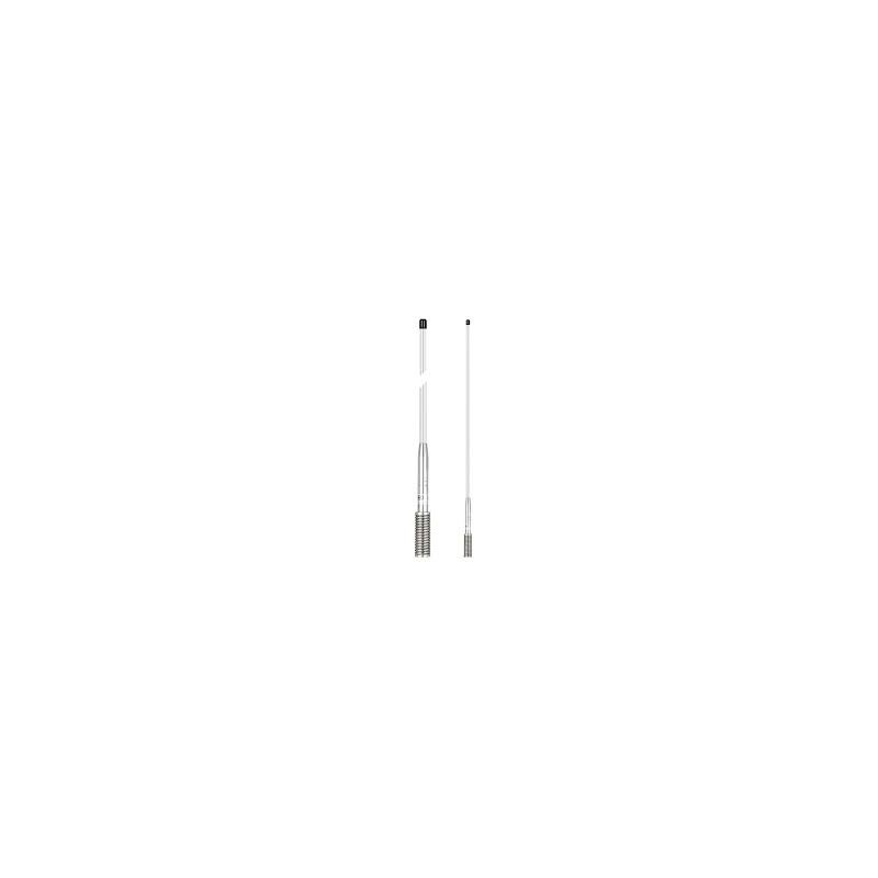 1.1 Metre Colinear Antenna - Medium Spring - White (6.6dBi Gain)