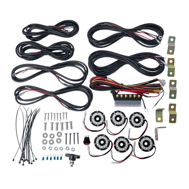 Rock Light Kit 6Pc LED System
